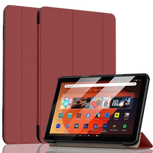 Bright red Tablet 8 & 8 Plus Case (12th/10th Generation, 2024/2022/2020) Ubearkk Lightweight Shockproof Cover Case with Backshell with Auto Wake/Sleep.(12th/10th Generation, 2024/2022/2020)