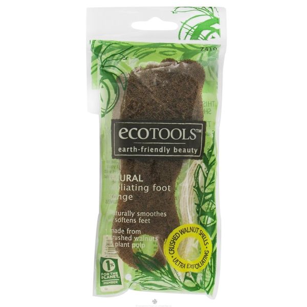 Eco Tools Natural Exfoliating Foot Sponge 1 ea
