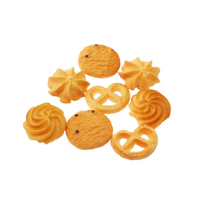 Speed mao Realistic Cookie Food Sample Model, Set of 8