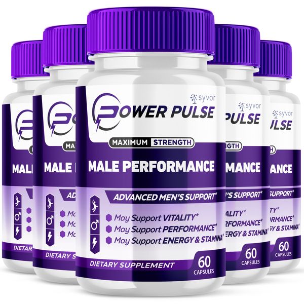 Power Pulse Advanced Supplement for Men with Natural Ingredients 300 Capsules