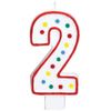 Giant Size Numeral Candles 13.3cm #2