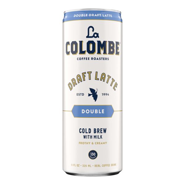 La Colombe Double Shot Draft Latte - 9 Fluid Ounce, 4 Count - Cold-Pressed Espresso and Frothed Milk - Made With Real Ingredients - Grab And Go Coffee