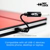 Mic-Lock USB C with SoundPass - Microphone Audio and Data Security - Privacy Protector for Laptops, Smartphones, Tablets, and Computers (Single Pack)
