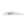 Bohning Alpha AR 1250 Vane, 2.8", White, 100pk