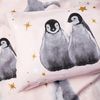 Rapport Home Starry Penguins Pink Duvet Cover Set Single