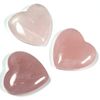 1” Rose Quartz Heart Crystal, Healing Stone for Heart Chakra and Positive Energy, Rose Quartz Crystal Heart Shape, Love Heart Crystal