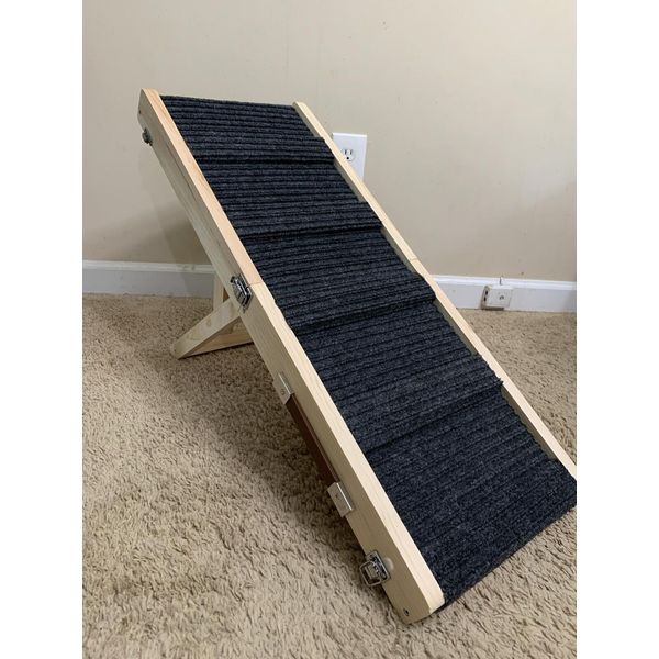 Dog Ramp for Small Dogs, Adjustable for Couch Height from 8" to 17.3" 31.5" Long