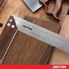 DEKTON DT55328 9inch Carpenters Tri Square, Black/Red