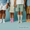 SMARTKNIT Seamless Diabetic Over-The-Calf Socks- 3 Pack (6 Count), Medium, Black White & White