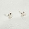 Minimal Bold Maltese Cross Silver 925 Silver Earrings