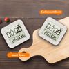 AWSGHLF Digital Shower Clock - Multifunction Shower Clock for Bathroom Countdown Shower Timer Bathroom Clock with Temp & Humidity Display and Backlight, Kitchen Wall Clock