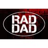 CafePress Rad Dad Oval Car Bumper Sticker