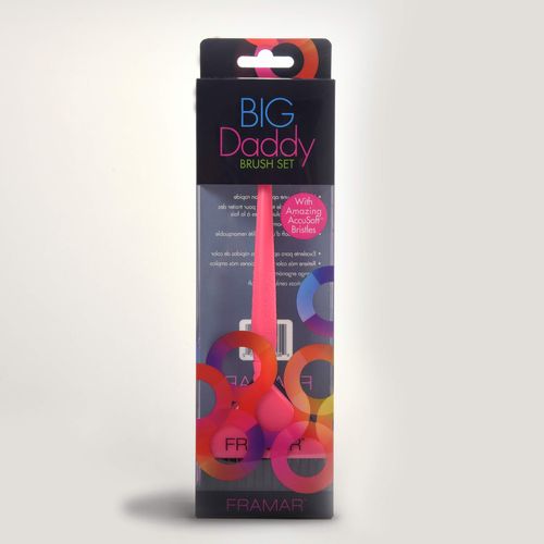 FRAMAR Big Daddy Paint Set with 3 Brushes, Purple, 3 Count (Pack of 1)