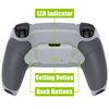 eXtremeRate Classic Gray Rubberized Grip Programable Rise V3 Remap Kit for PS5 Controller BDM-030 040 050, Upgrade Board Redesigned New Hope Gray Back Shell Buttons for PS5 Controller - NO Controller
