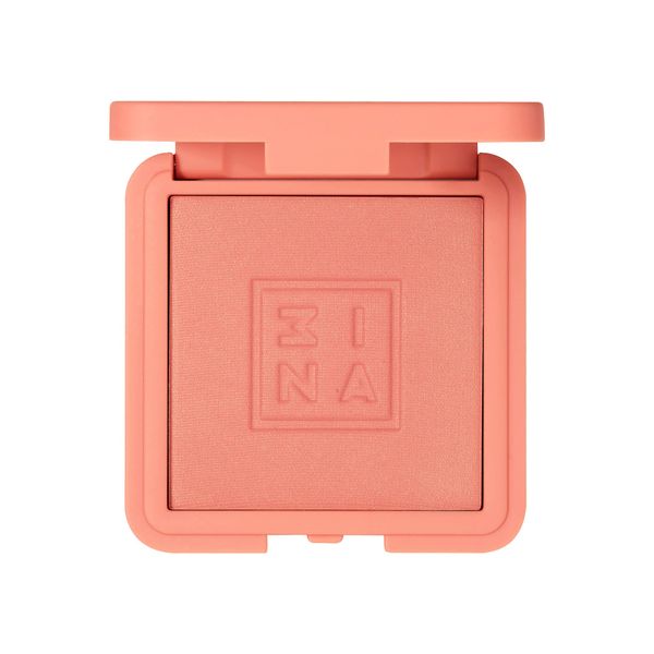 3INA MAKEUP - The Blush 212 - Coral Powder Blush Natural Silky Finish - Luminous Pressed Mineral Powder Cheek Blush - Iluminating - Buildable Blush - Long Lasting Formula - Vegan - Cruelty Free