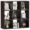 9-Cube Storage Organizer Closet Cabinet Bookshelf System w/Removable Back Panels