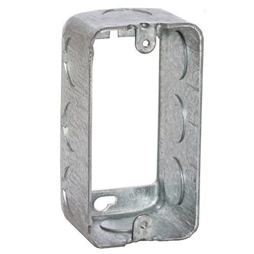 Hubbell Raco 665 1-7/8-Inch Deep, 1/2-Inch End Knockouts 4-Inch by 2-Inch Handy Box Extension by Raco