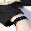 Jeracol Titanium Steel Magnetic Bracelets for Men,4 Element Double Row Strength Magnets Wristband Magnetic Brazaletes with Free Links Removal Tool & Jewelry Gift Box