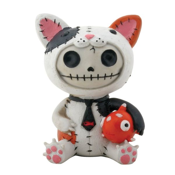 Furry Bones Large Calico Mao-Mao Mikeneko Figurine