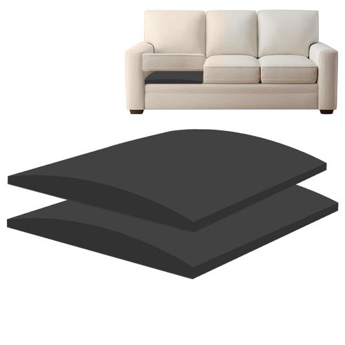 Foreard 2 Pcs Couch Cushion Support 20 * 20 inches for Sofa Cushions Sagging Replacement Inserts Seat Foam Board（ Black ）