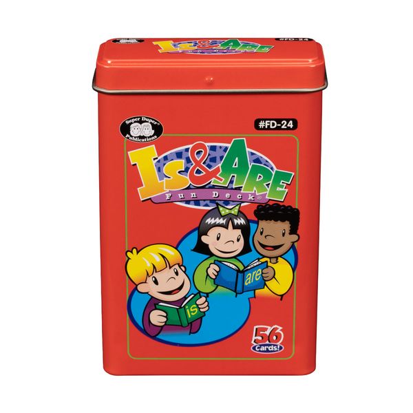 Super Duper Publications | is and are Fun Deck Flash Cards | Educational Learning Resource for Children