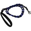 Bungee Pupee 6-Feet Medium Leash, Blue/Black