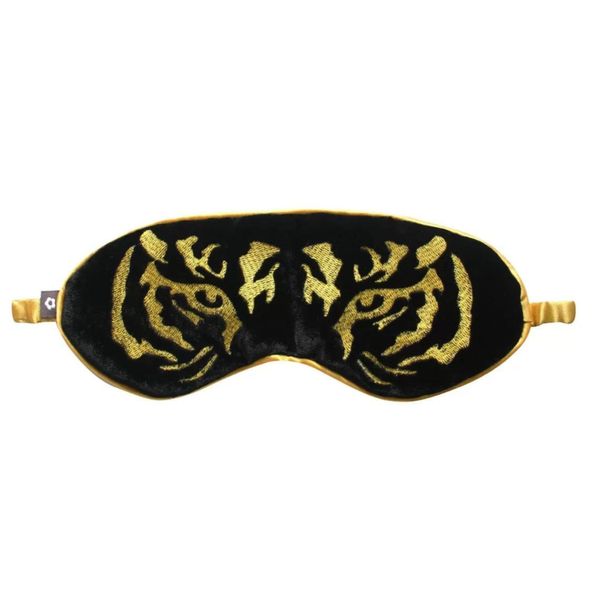 Velvet Eyemask Sleepmask 100% Cotton Bee Butterfly Tiger Pineapple by Earth Squared (Tiger)