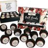 Bath Bombs for Women with Inspirational Messages – 12 Natural and Organic Bath Bombs Gift Set with Essential Oils and Skin Moisturizing Shea Butter - Gift for Wife, Girlfriend, Graduation, Teachers