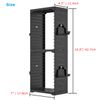 Feicuan Game Disk Storage Tower Double-Layer Multifunctional Game Disc Holder Organiser for PS5 PS4 Slim/Pro, Xbox One Slim, Switch
