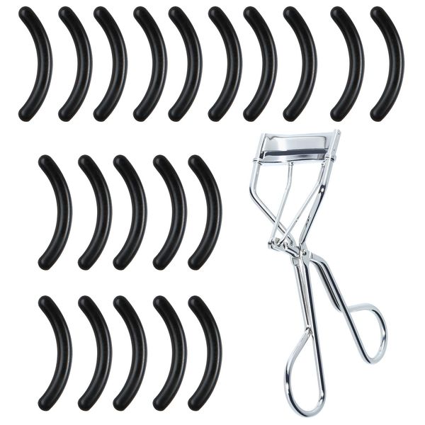 ZZLBZN Eyelash Curler Refills, Eyelash Curler Replacement Pads Eyelash Curler Pads Silicone Rubber Curler Refill Pad for Eyelash Curler 20pcs