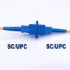 Iacob Adapter/Coupler for Fibre Optic Singlemode Simplex LC SC UPC APC (1, SC/UPC - SC/UPC)