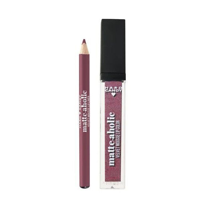 HARD CANDY MATTE LIP COLOR KIT MATTE-ALCOHOLIC TRUFFLE 1537