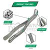 Dental Extracting Extraction Forceps # 150+151+23 Set Surgical Inst German Grade