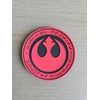 STAR WARS REBEL ALLIANCE CIRCLE LOGO SYMBOL 3D PVC RUBBER TACTICAL HOOK PATCH