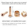 DEWIN Olive Insert, Hydraulic Disc Brake Hose Olive Connector Insert for Shimano Replacement Part, 10 Set