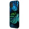 iPhone 11 Space Floral Blue Galaxy Elephant Ear Leaves Case