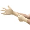 Microflex Diamond Grip MF-300 Disposable Latex Gloves for Automotive, Machinery Industries - Medium, Natural Clear (Box of 100)