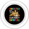 Sandcastles Make Your Life More Sandfull PopSockets PopGrip for MagSafe