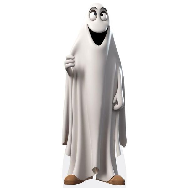 Childs Halloween (Silly Ghost) Mini Size Cutout