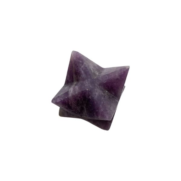 VIE Small Merkaba Star, 2cm, Lepidolite