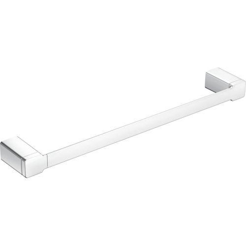 Moen YB8818CH 90 Degree 18-Inch Single Bathroom-Towel Bar, Chrome