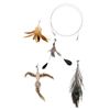 Ultra Natural Cat Toy Refresh Set: 5pc Toy Set Including Replacement Wire for Extendable Wand