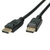 ROLINE RM DisplayPort Cable, v1.4, DP M - ST, black, 1 m
