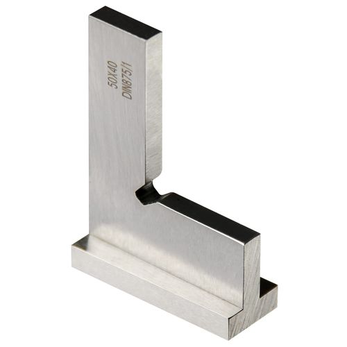 Precision Machinist Square 2 Inch Engineer Square 90 Degree Right Angle Ruler Ground Hardened Steel with Seat 50x40mm(2x1.6 inch)