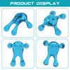 melonsun Palm Massage Tool - Easier Grip Handheld Massage Tool, Four Point Massage Tool, for Deep Tissue Pain Relief (Blue)