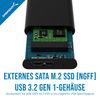 Sabrent M.2 SSD [NGFF] to USB 3.0 Aluminum Enclosure (EC-M2MC)
