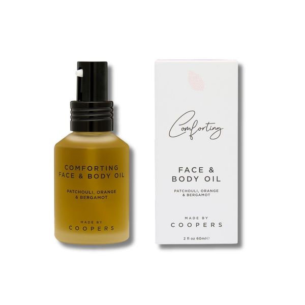 Made by Coopers Comforting Face & Body Oil with Argan and Avocado Oil | Anti-Aging Ingredients – Vitamin-Rich Plant Oils and Essential Oils, 60ml
