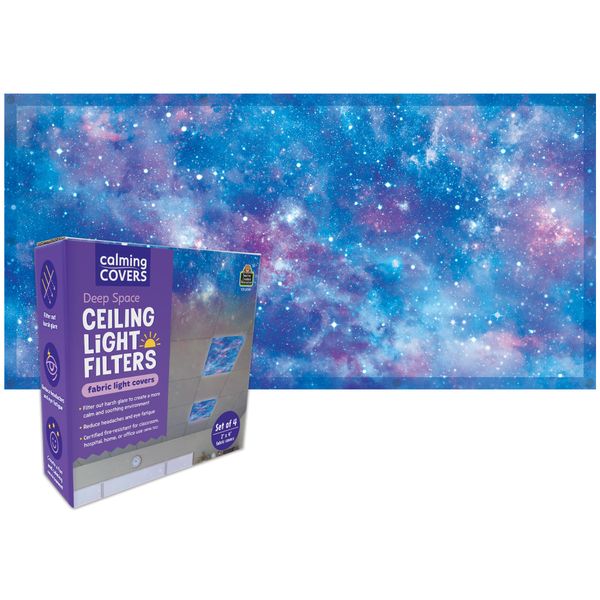 Teacher Created Resources Deep Space Calming Covers Ceiling Light Filters (TCR20141)
