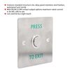AOWINHIT Stainless Steel Waterproof Door Exit Switch Release Button Access Control Lock System for Hotels Hospitals