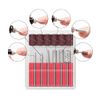 3 Pack Nail Grinding Bits Diamond Nail Bits Set Nail File Bits Nail Drill Accessories for Electric Nail Files Drill Machine Polish Nails